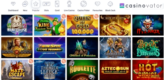 Alf Casino Games Screenshot