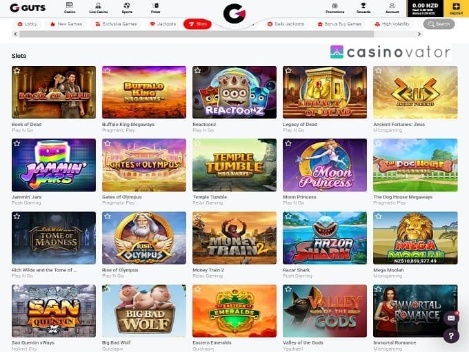 Guts Casino Slots Screenshot